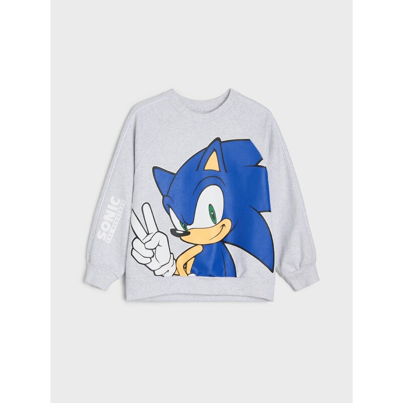 Sinsay - Mikina s kulatým výstřihem s potiskem Sonic the