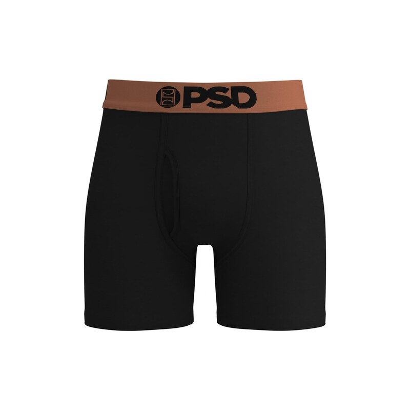 PSD Boxerky Lux hnědá / černá