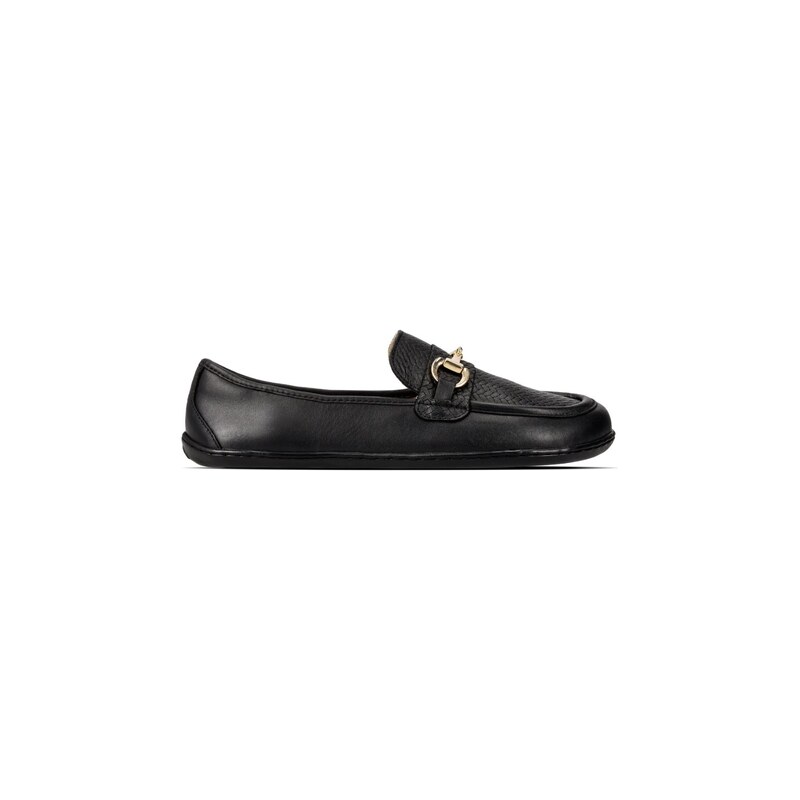 Barefoot mokasíny Be Lenka Divella - Black & Gold