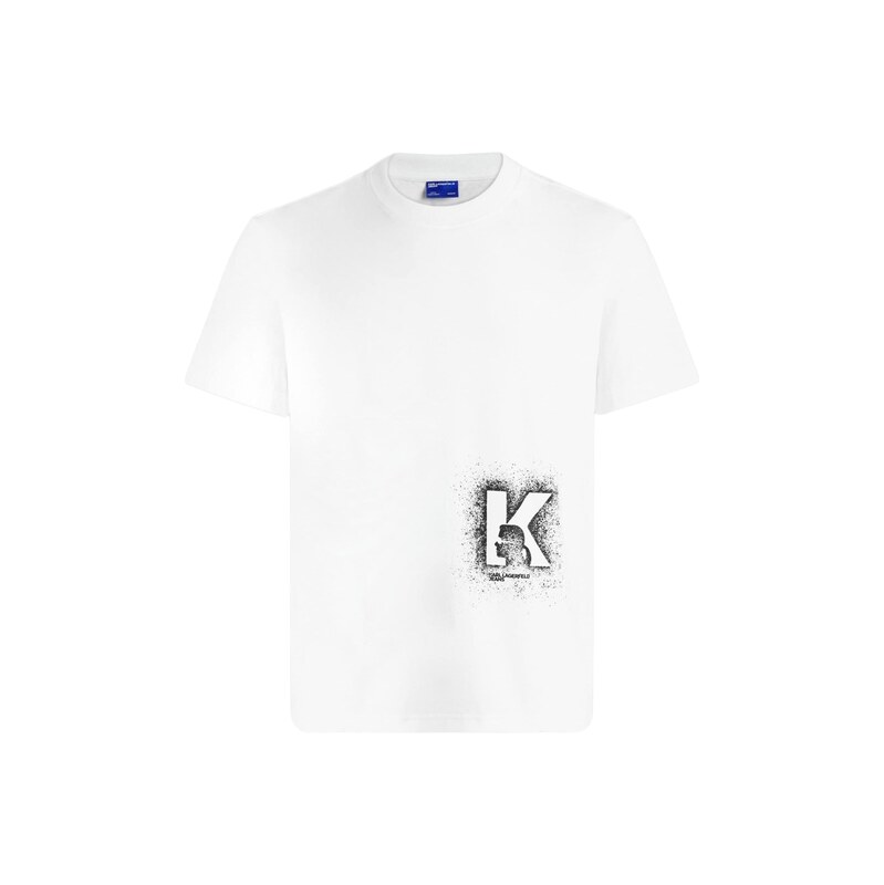 KARL LAGERFELD JEANS Tričko černá / bílá