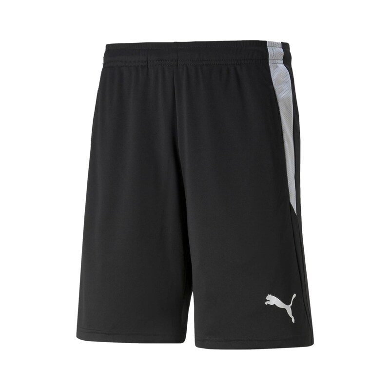 PUMA Sportovní kalhoty černá / bílá