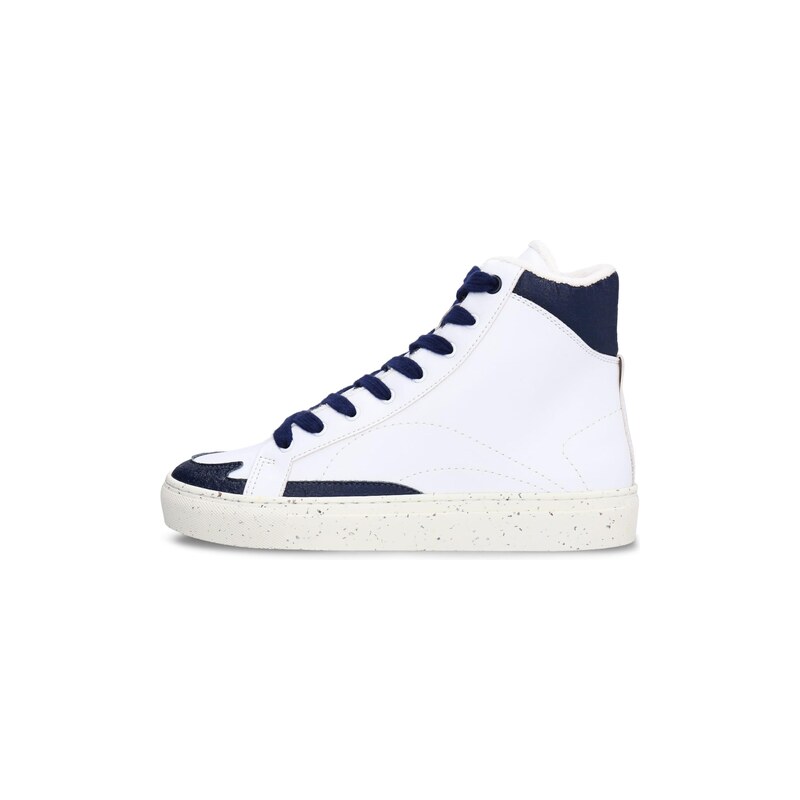 nae Vegan Shoes Kotníkové tenisky London modrá / bílá