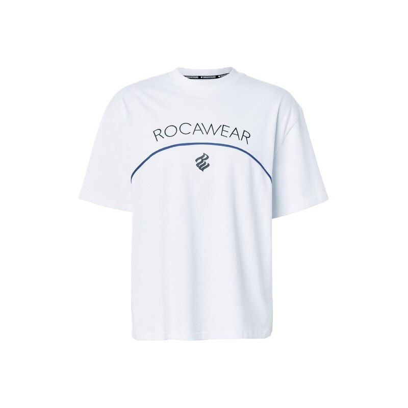 ROCAWEAR Tričko Arch tmavě modrá / černá / bílá