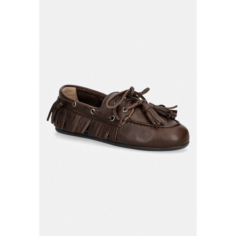Posa mokasíny dámské semišové Boat Loafer Native Tassel