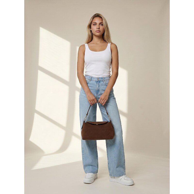 Sinsay - Bavlněný basic top - bílá