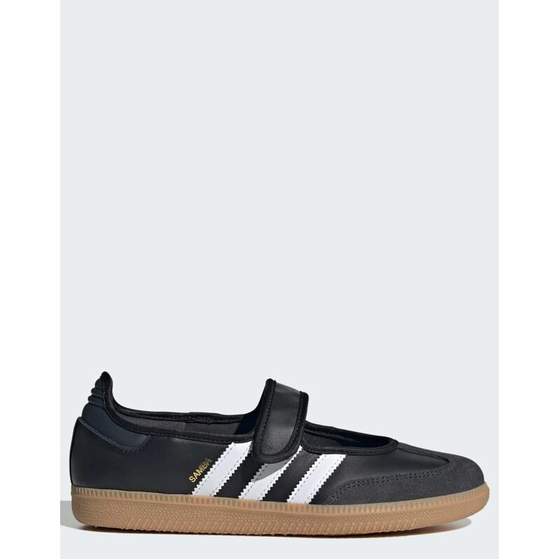 adidas Originals Samba mary jane flats in black and white