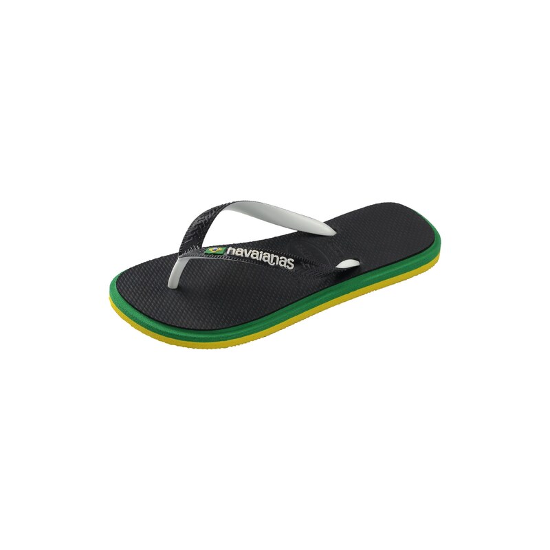 HAVAIANAS Pantofle Brasil žlutá / zelená / černá / bílá