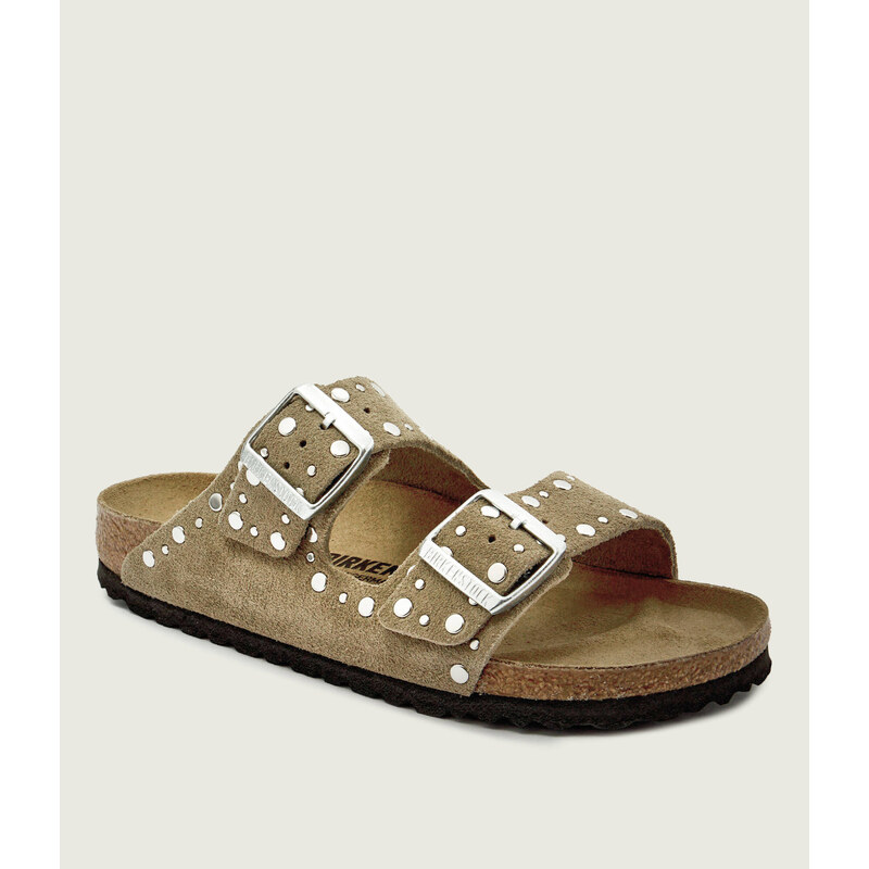 Birkenstock Kožené pantofle Arizona Rivet | narrow fit
