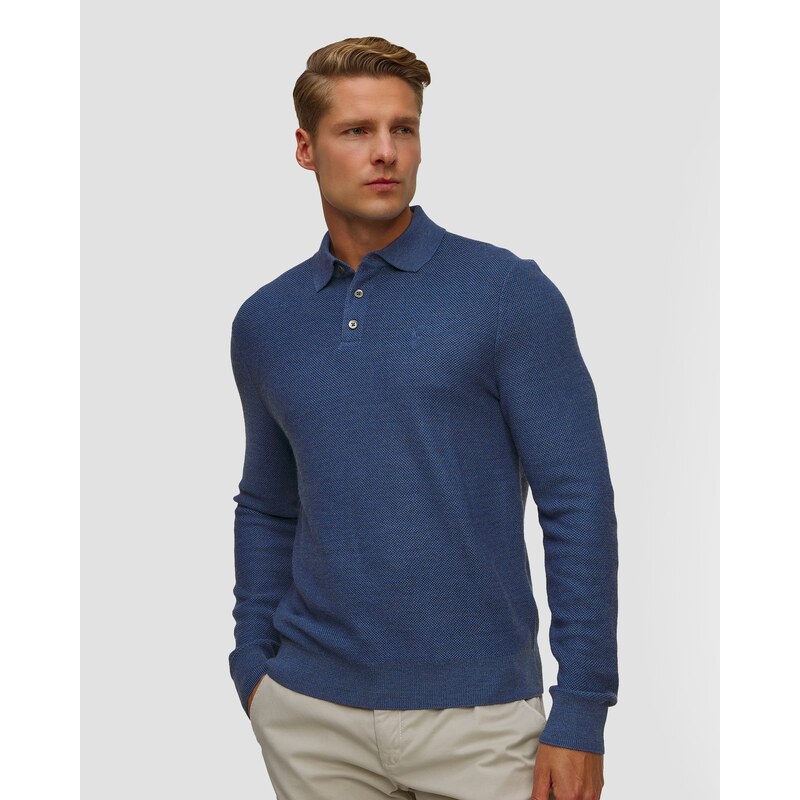 Pánský Vlněný Svetr Polo Ralph Lauren V Modré Barvě