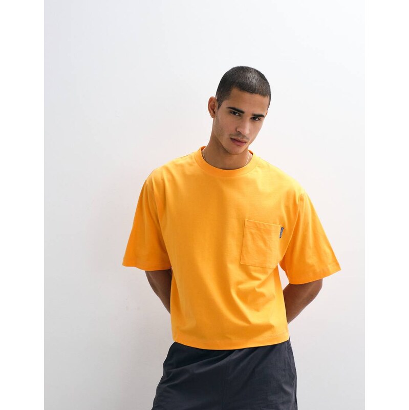 COLLUSION boxy tshirt in orange