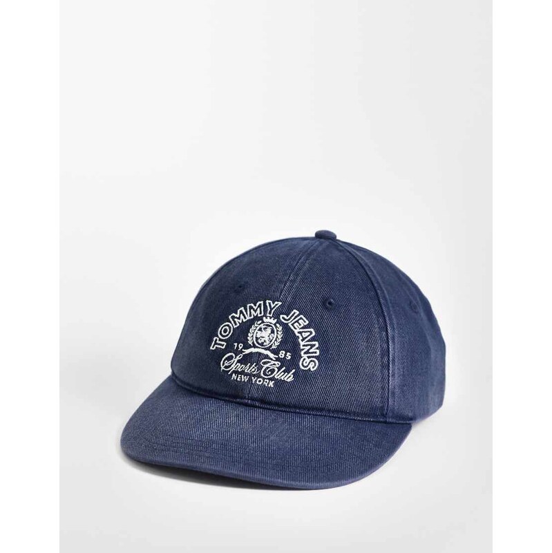 Tommy Jeans unisex sports club cap in navy
