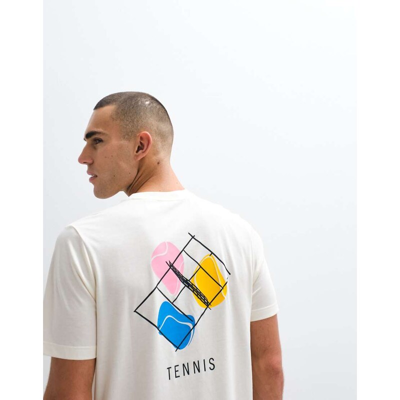 adidas performance adidas Training t-shirt with tennis back