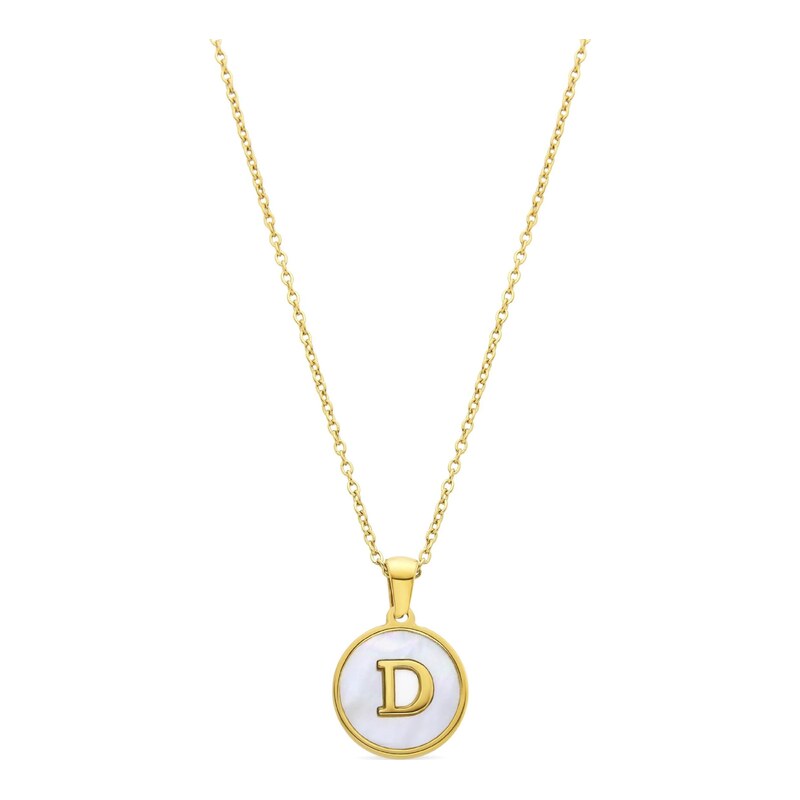 Luxenter Řetízek Alphabet D bílá