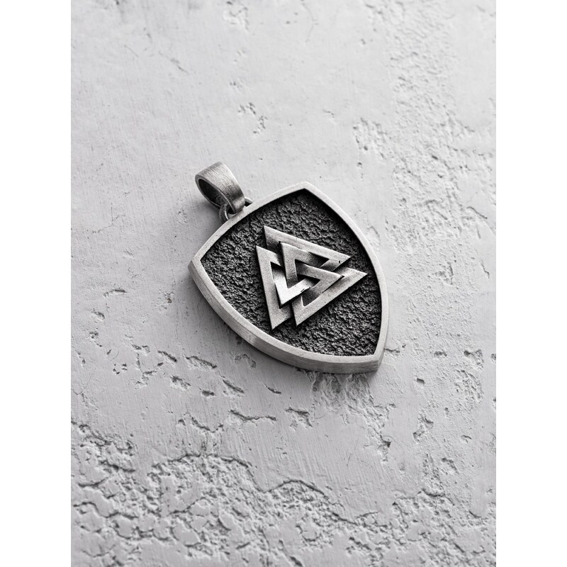REYTEL Přívěsek VALKNUT stříbrná