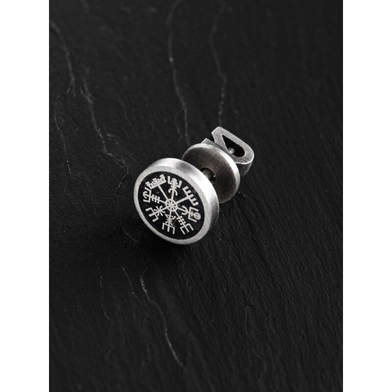 REYTEL Náušnice VEGVISIR stříbrná