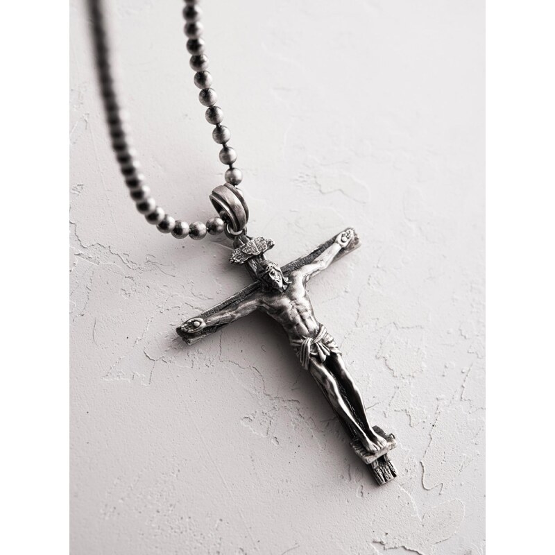 REYTEL Přívěsek CRUCIFIXION of JESUS CHRIST stříbrná