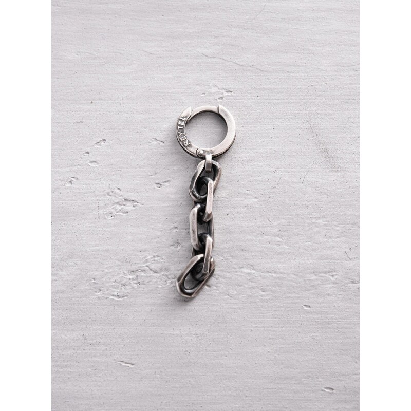REYTEL Náušnice CHAIN stříbrná