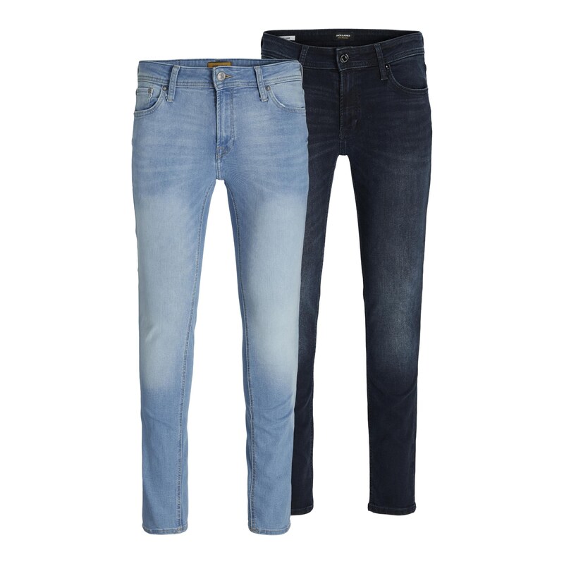 JACK & JONES Džíny JJILiam JJOriginal noční modrá / modrá