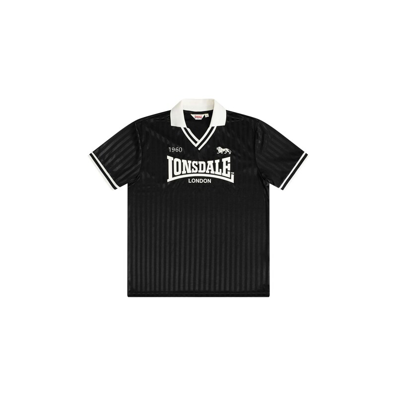 LONSDALE Trikot Footdee černá / bílá