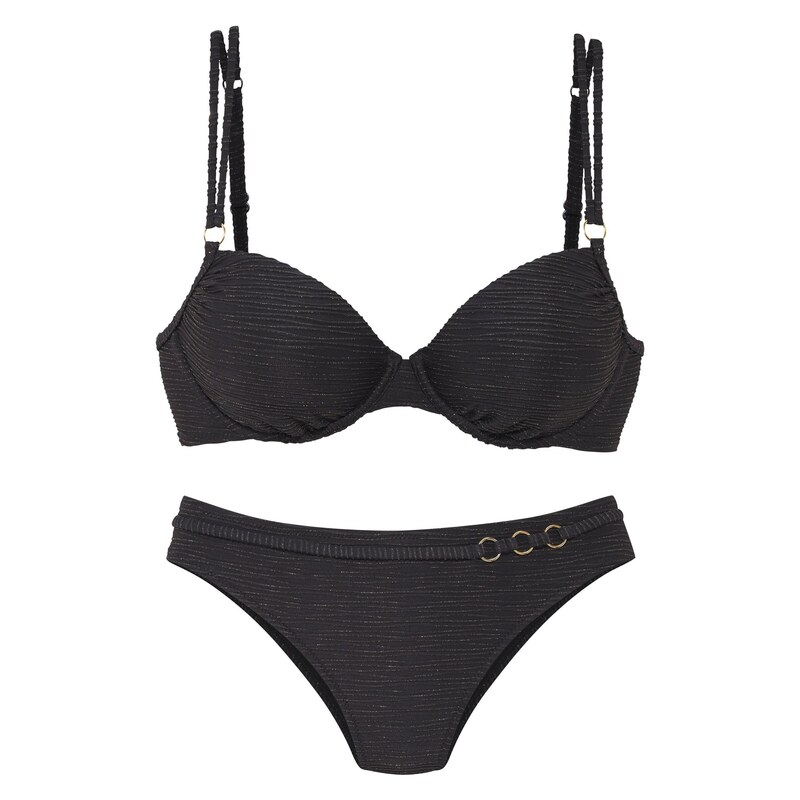 LASCANA Bikiny zlatá / černá