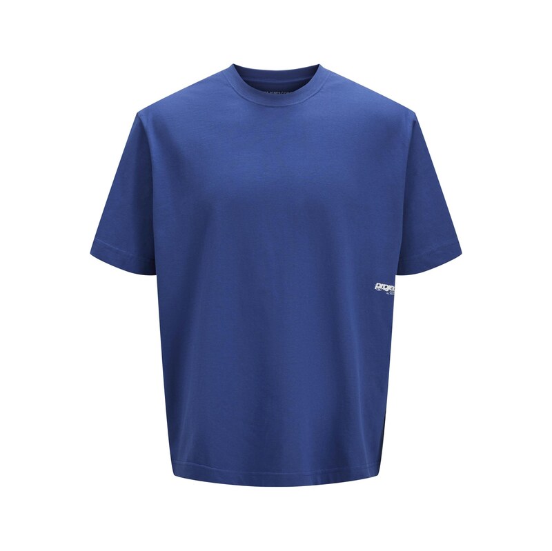 JACK & JONES Tričko UNION modrá / bílá