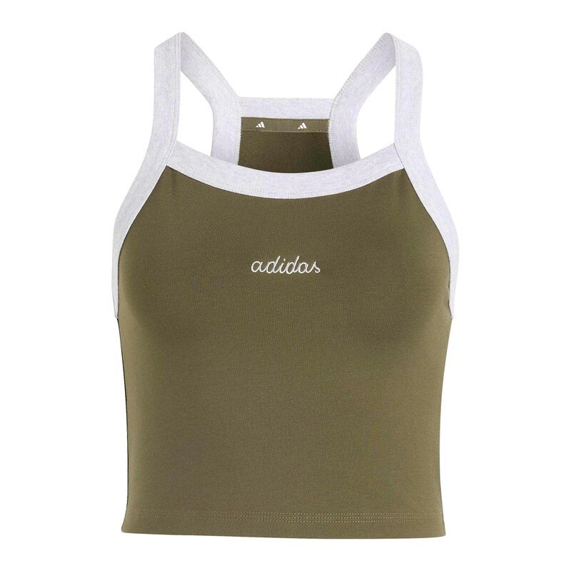 ADIDAS SPORTSWEAR Sportovní top Seasonal Essentials olivová /