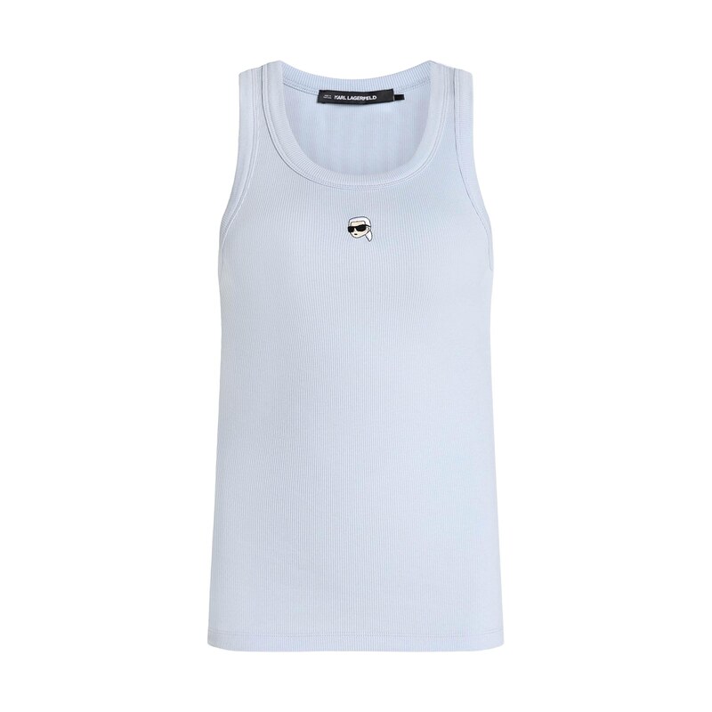 Karl Lagerfeld Top Ikon pastelová modrá