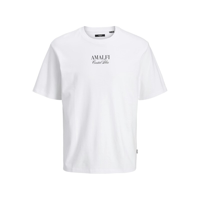 JACK & JONES Tričko Destination černá / bílá