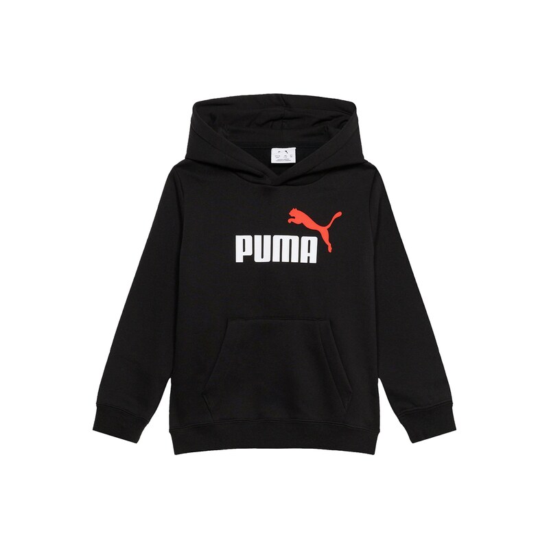 PUMA Mikina Ess 2 No.1 červená / černá / bílá