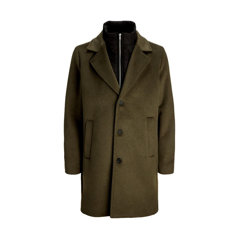 Jack & Jones Premium Přechodný kabát JPBBlastanford olivová /