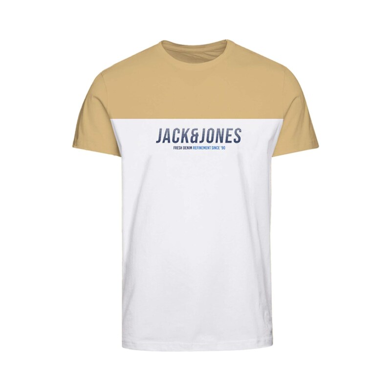 JACK & JONES Tričko Dan Blocking marine modrá / královská modrá