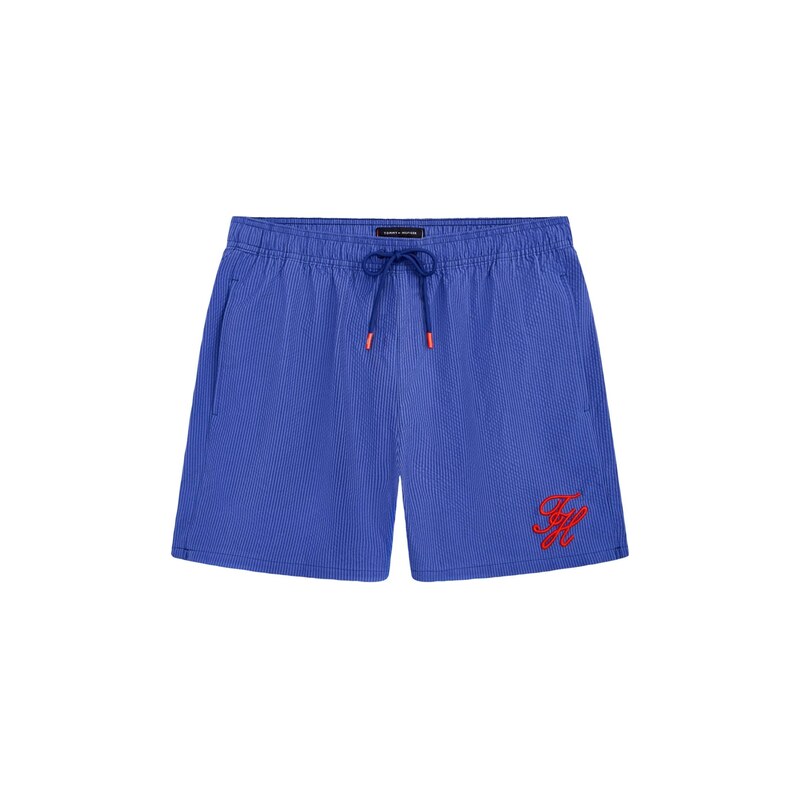 Tommy Hilfiger Underwear Plavecké šortky Ithaca modrá / červená