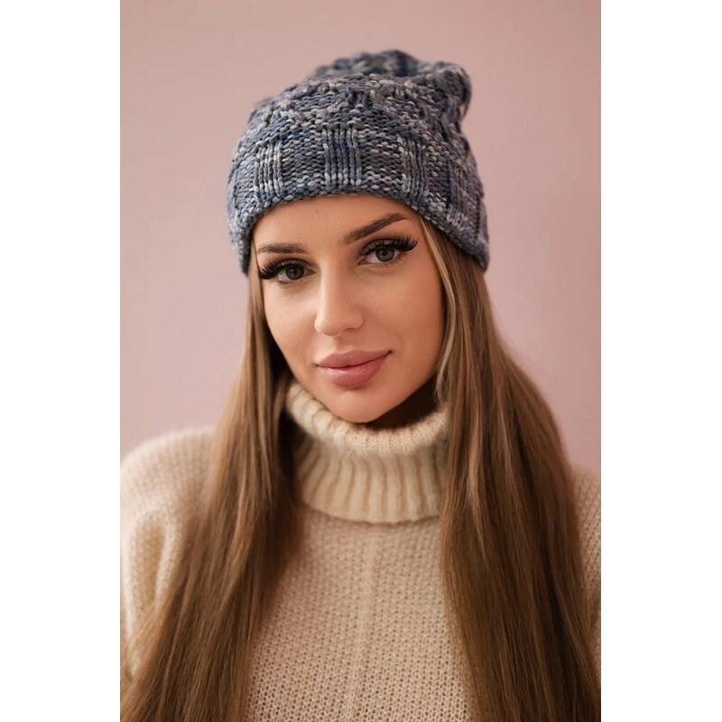 Kesi marka niezdefiniowana Fleecová čepice Melisa K241 navy blue
