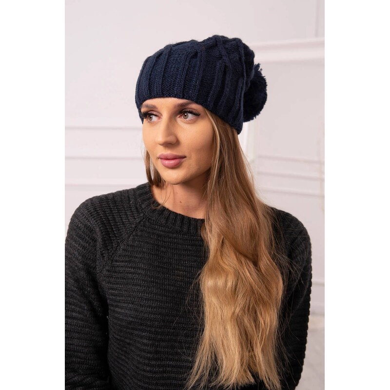 Kesi marka niezdefiniowana Milano fleecová čepice K203 navy blue