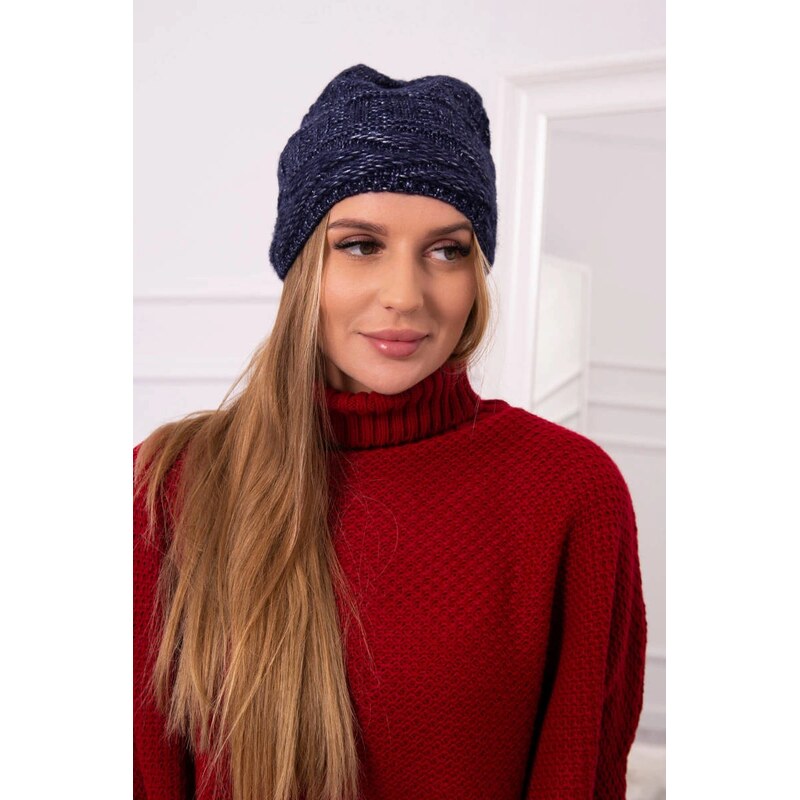 Kesi Fleecová čepice Edyta K298 navy blue