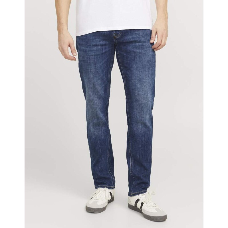 Jack & Jones Tapered fit jeans in blue denim