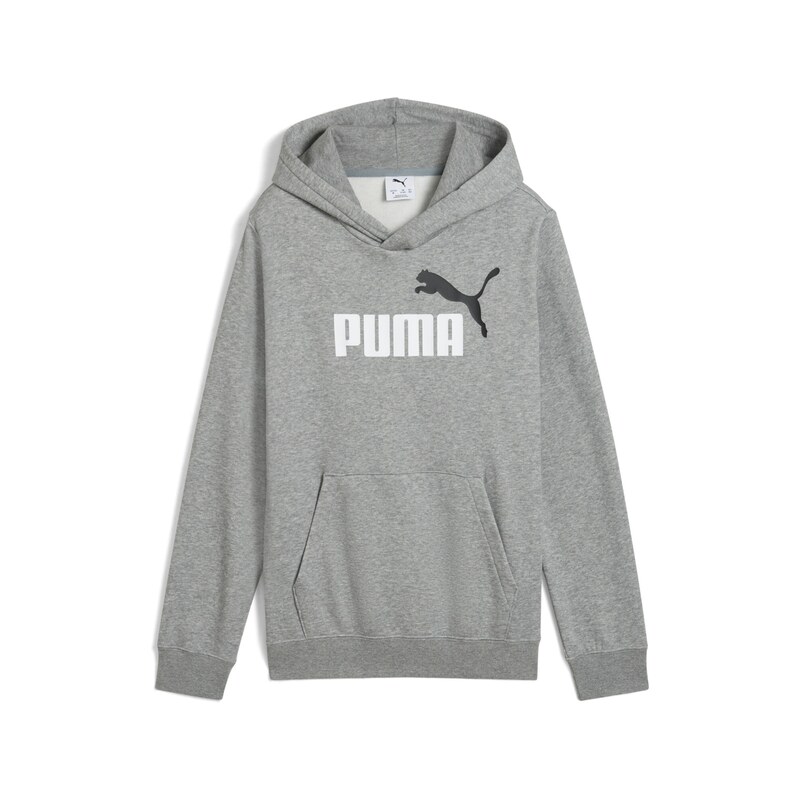 PUMA Mikina Ess 2 No. 1 šedý melír / černá / bílá