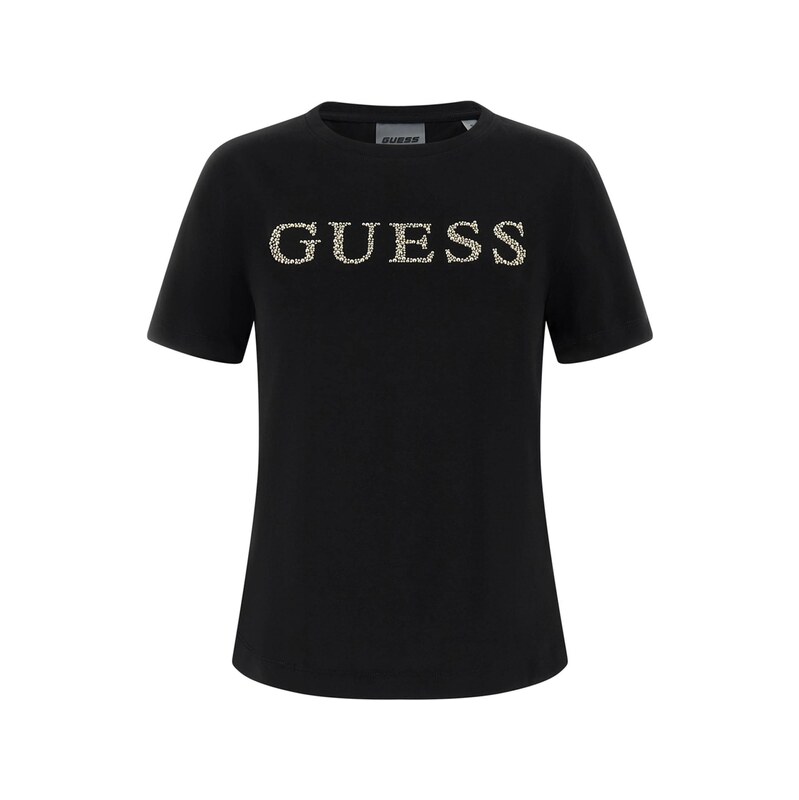 GUESS Tričko OCTAVIA zlatá / černá
