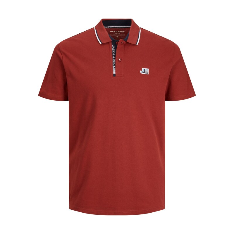JACK & JONES Tričko Logan námořnická modř / růžová / bílá