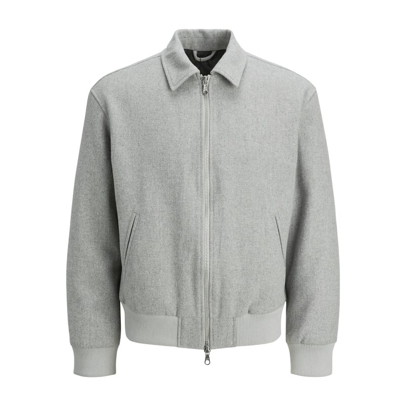 JACK & JONES Přechodná bunda šedý melír