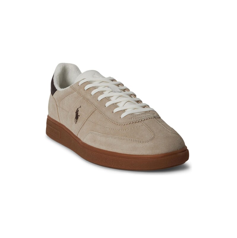 Polo Ralph Lauren Tenisky Befor tmavě béžová / černá / bílá