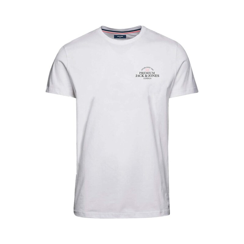JACK & JONES Tričko Blukey černá / bílá