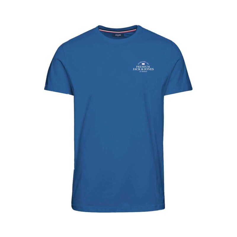 JACK & JONES Tričko Blukey modrá / bílá