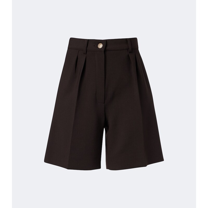 Max Mara Wool-blend Bermuda shorts