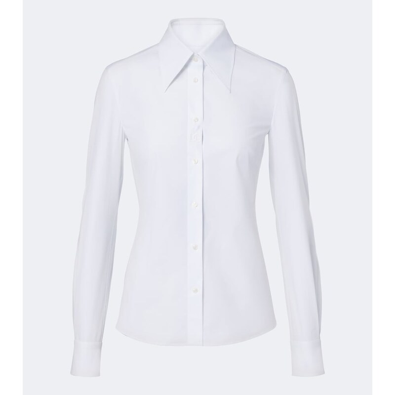 Dolce&Gabbana Cotton-blend poplin shirt