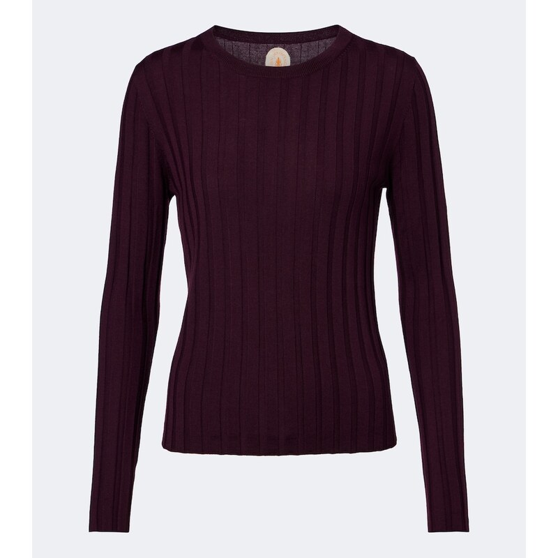 Jardin des Orangers Ribbed-knit virgin wool sweater