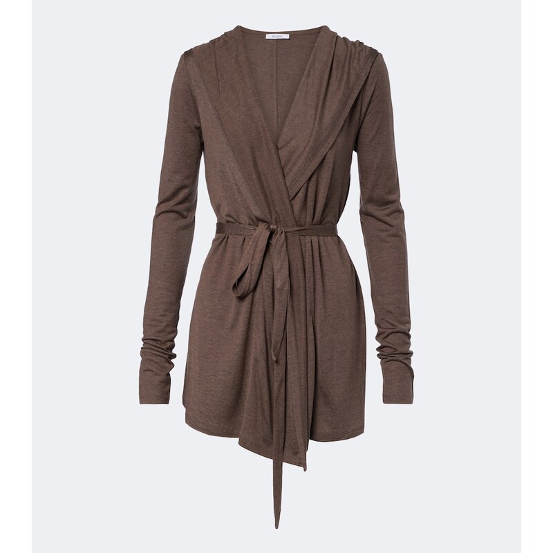 Max Mara Jersey wrap cardigan