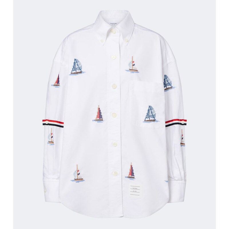 Thom Browne Printed cotton shirt