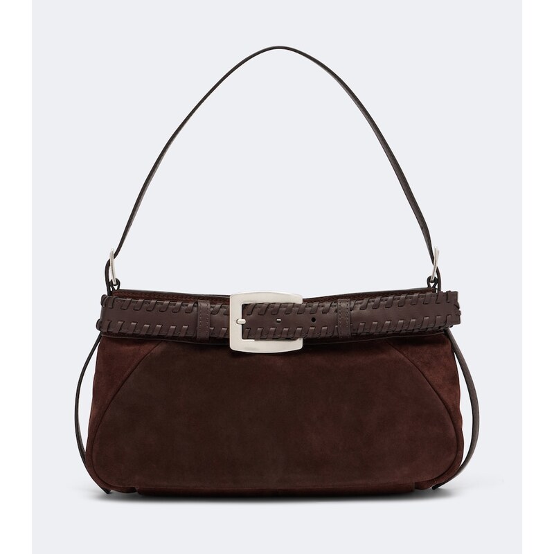 Staud Brooklyn Small suede shoulder bag