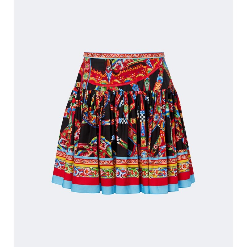 Dolce&Gabbana Carretto cotton miniskirt